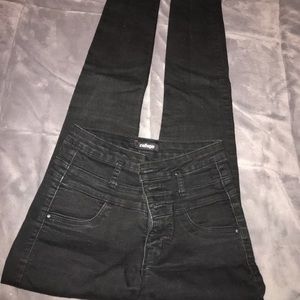 Black High Waisted Skinny Jeans